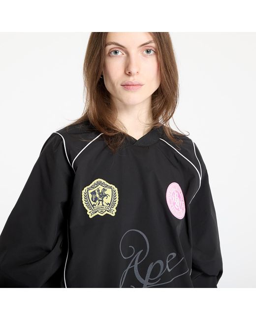 A Bathing Ape Black Jacket Multi Logo Relaxed Fit Pullover