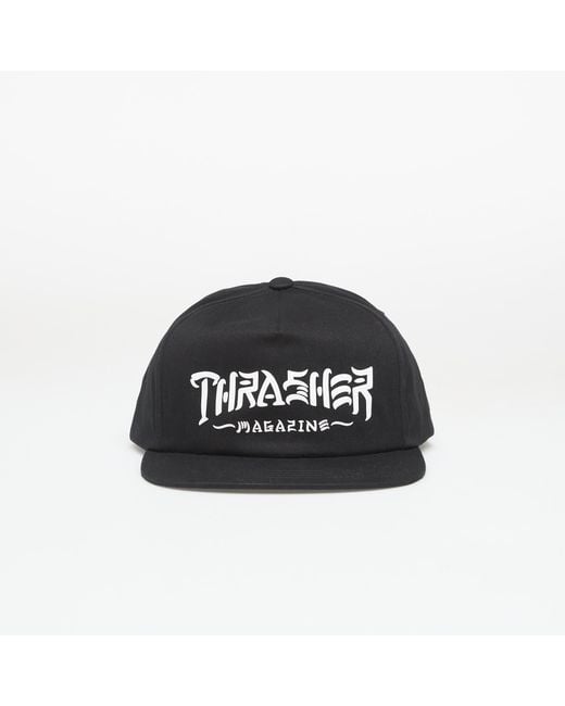 Tappo Thrash & Destroy Snapback di Thrasher in Black