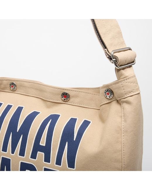 Human Made White Tasche Paperboy Bag