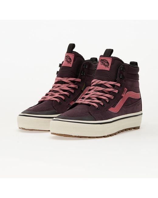 Sneakers Mte Sk8-Hi Waterproof Insulated Port/ Eur di Vans in Red