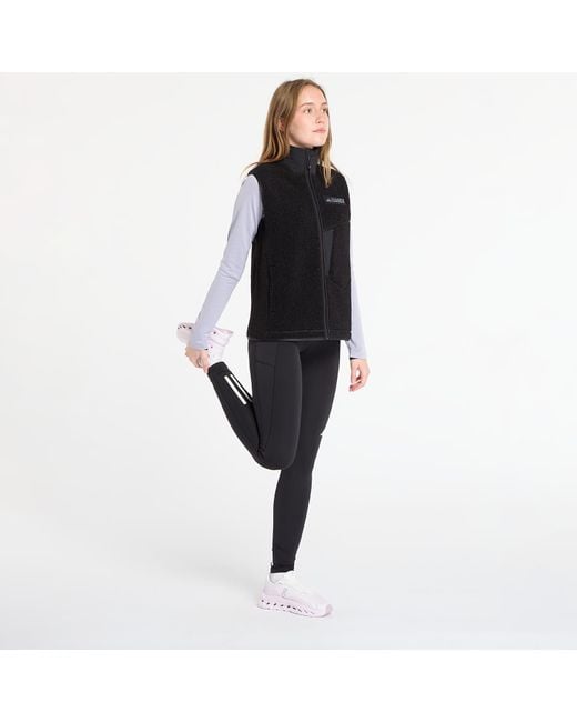 Adidas Originals Black Weste Adidas Terrex Xploric High Pile Fleece Vest