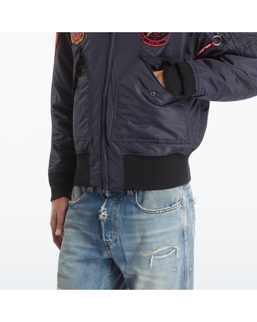 Alpha Industries Blue Jacket Cwu-45/P Devils Brigade for men