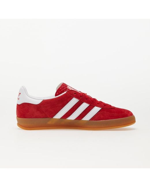 Adidas Red Sports Shoes Gazelle Indoor