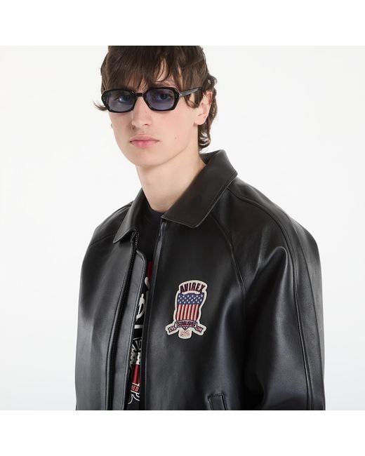 Avirex Black Jacket Icon Jacket for men