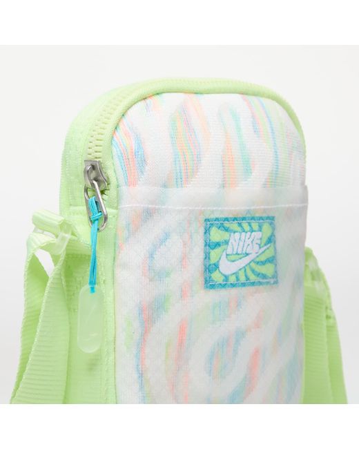 Nike Heritage Crossbody Bag Barely Volt/ White/ Dusty Cactus in het Green