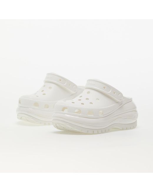 CROCSTM White Sneakers Classic Mega Crush Clog Eur