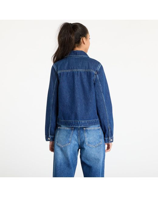 Calvin Klein Blue Jacket Jeans Zip Jacket