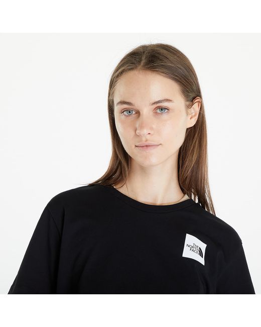 The North Face Black S/s Cropped Fine Tee