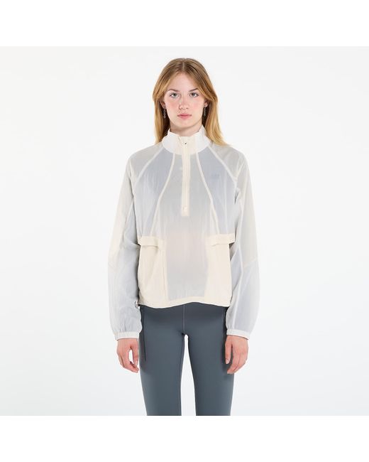 New Balance White Jacket Better Run Water Resistant Jacket