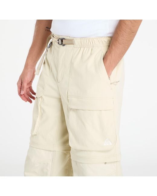 Pantaloni Acg "Smith Summit" Zip Cargo Pants Lt Khaki/ Parachute/ Summit di Nike in Natural da Uomo