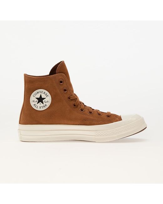 Sneakers Chuck 70 Colorful Suede Warm Tan/ Egret di Converse in Brown