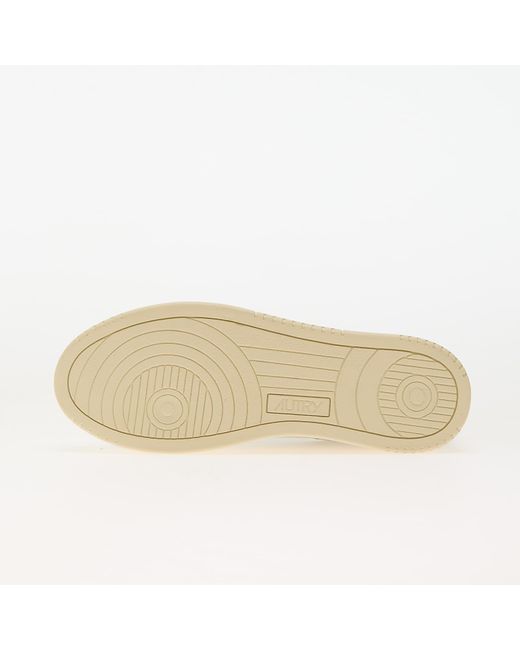 Sneakers Dallas Low Wom Leat/ Marsh Msh/ Blk Eur di Autry in Natural