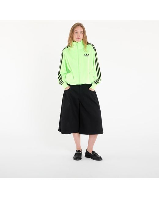 Adidas Originals Sweatshirt Adidas Adicolor Classic Firebird Loose Track Top Signal in het Green
