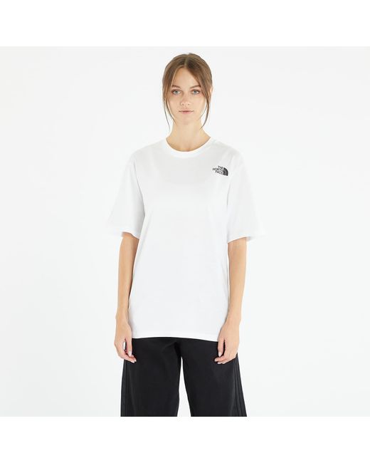 The North Face White Relaxed Redbox Tee / Misty