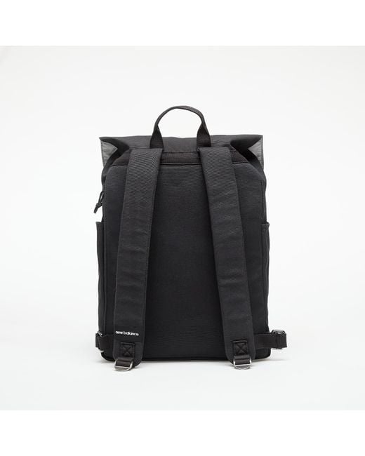 New Balance Black Canvas Backpack