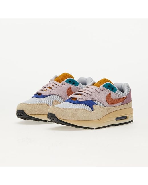Nike Blue Sneakers w air max 1 '87 premium grain/ rugged orange-plum fog-violet dust eur 38