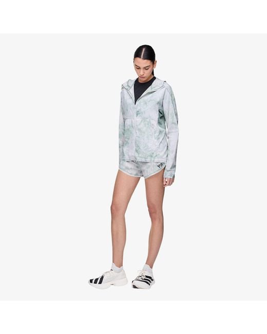 Y-3 Blue Jacket Aop Running Jacket