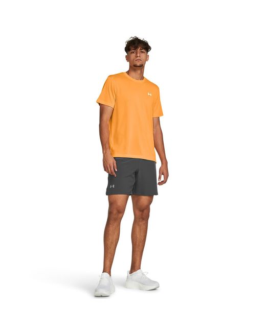 Under Armour Blue Launch Elite 7'' Shorts Starlight / Starlight / Reflective for men