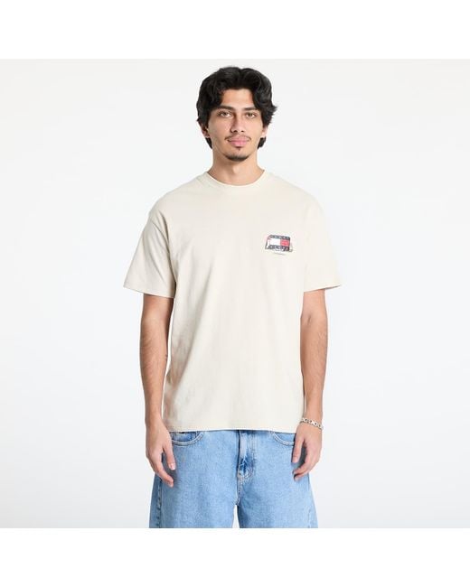 Tommy Hilfiger T-Shirt Tommy Jeans Rlx Novelty 1 Tee in het White voor heren