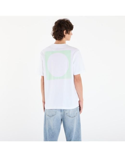 Calvin Klein White T-Shirt Jeans Ss 20S Io Ck Graphic Tee for men
