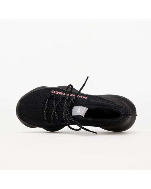 Adidas Originals Black Adidas Humanrace Sichona Core / Semi Solar Pink/ Vivid Green