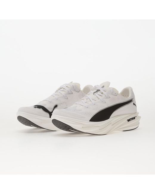 PUMA White Sneakers Deviate Nitro Elite 4 for men