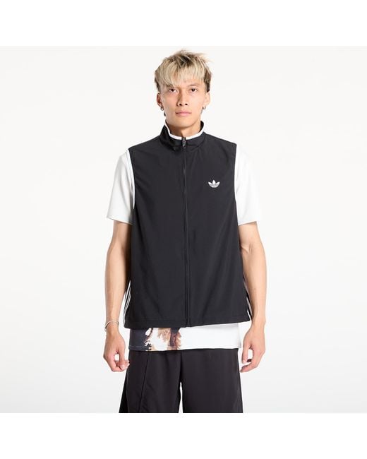 Gilet adidas adicolor vest black/ black xl Adidas Originals pour homme