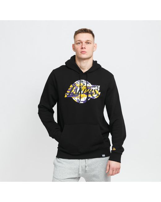 NBA Infill TM Logo Hoody LA Lakers Black di KTZ da Uomo | Lyst