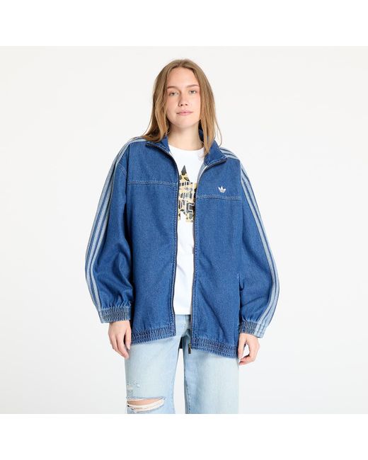 adidas gazelle silver green womens Black adidas Denim First Track Top