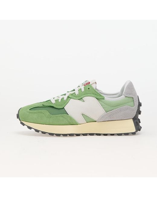 new balance 327 cream green