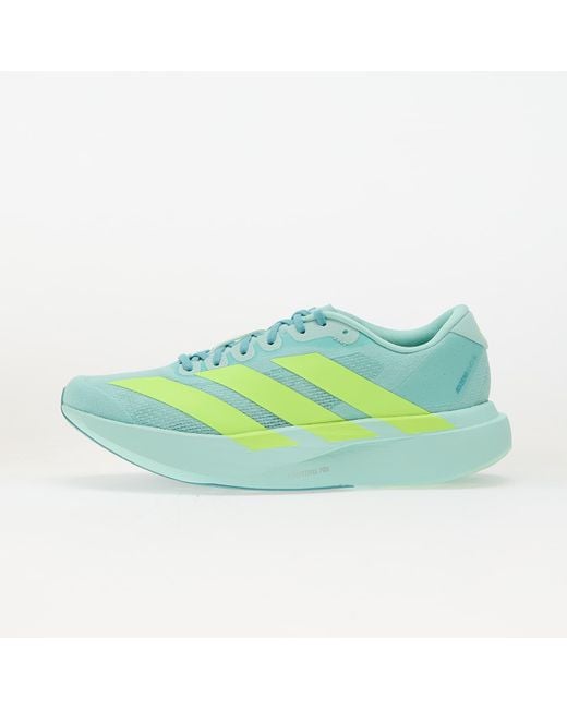 Adidas Originals Green Sneakers Adidas Adizero Evo Sl Semi Flash Aqua/ Lucid Lemon/ Mint Ton Eur