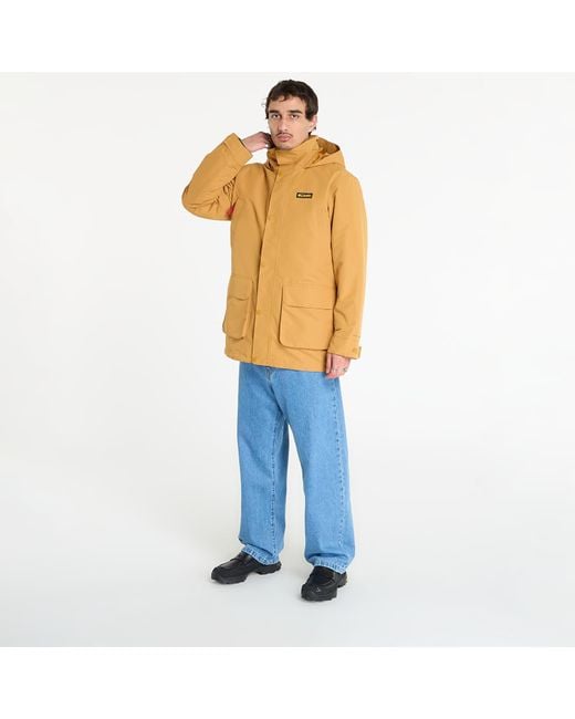 Columbia Orange Jacket High Cascades Interchange Reversible Bomber Jacket for men