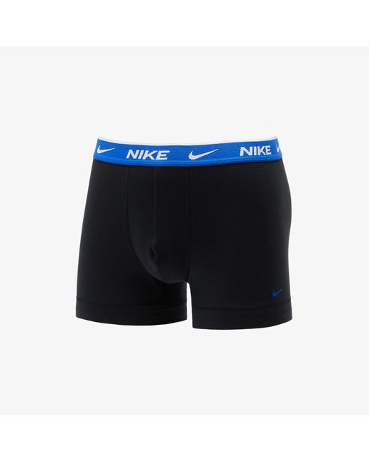 Dri-fit everyday cotton stretch trunk 3-pack Nike pour homme en coloris Blue
