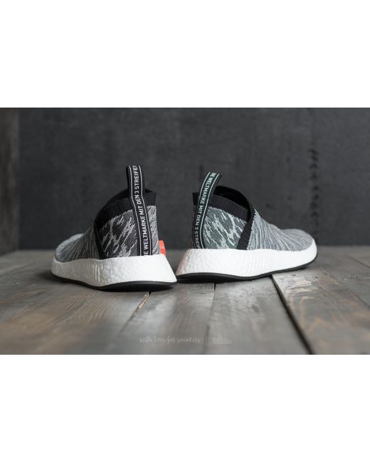 ... Adidas Originals | Adidas Nmd_cs2 Primeknit Grey/ Core Black/ Core Black/ Future Harvest ...