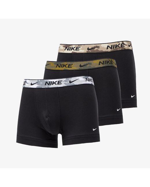 Nike Trunk 3 Pack Black/ White Camo/ Olive Camo/ Khaki für Herren