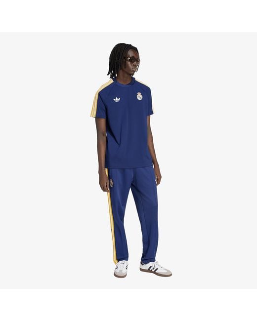 Adidas Originals Sweatbroeken Adidas Real Madrid Originals Track Pants in het Blue voor heren