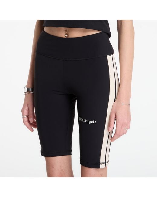Palm Angels Korte Broek Classic Logo Track Cyclist/ Off in het Blue