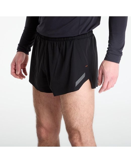 Soar Running Black Soar Split Shorts for men