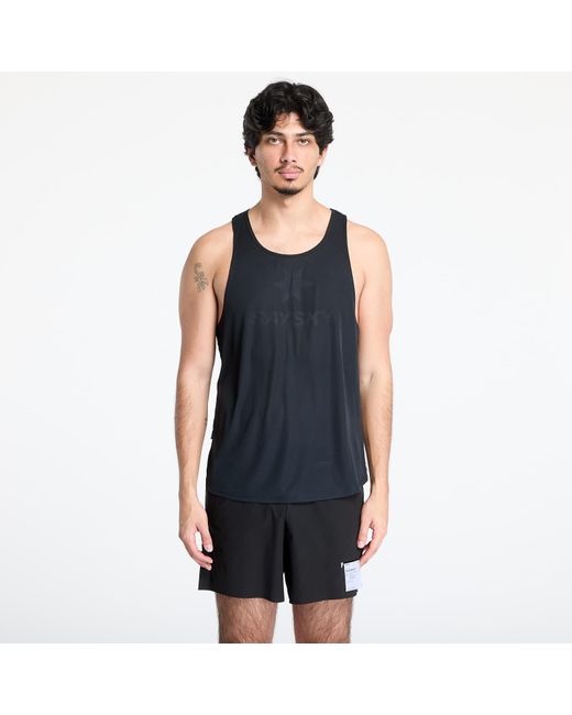 Saysky Tank Top Logo Flow Singlet Top in Blue für Herren