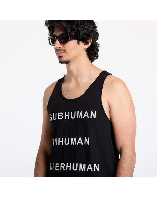 Canotta X Champion Basketball Tank di Rick Owens in Black da Uomo