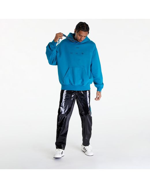 Adidas Originals Blue Adidas X Song For The Mute Winter Hoodie Unisex Active Teal