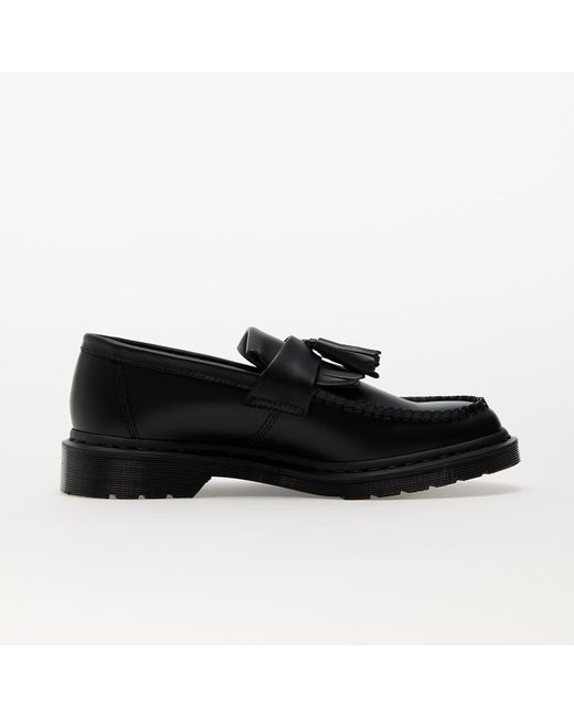 Adrian mono tassel loafer black smooth di Dr. Martens