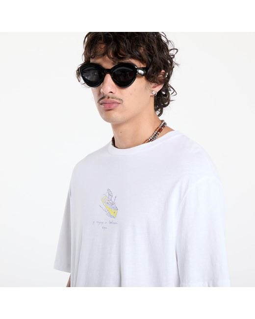 A.P.C. T-Shirt Jack T-Shirt in het White voor heren