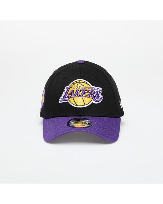 KTZ Black Mütze Los Angeles Lakers 9Forty Nba Side Patch Adjustable Cap/ Trp