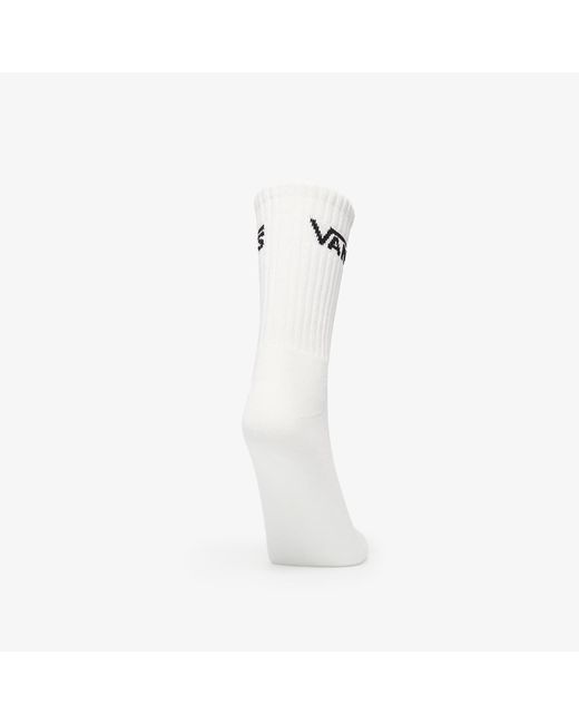 Vans White Classic Crew Socks 3-Pack