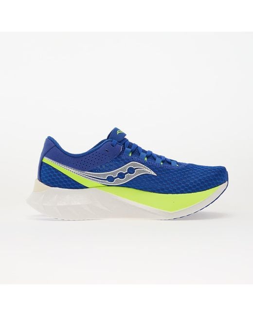 Saucony Blue Sneakers Endorphin Pro 4 Lapis/ Citron Eur