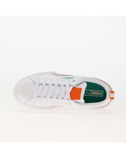 PUMA White Sneakers Mayze Lth Wn's