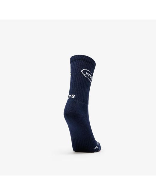 FTSHP Blue Socken Footshop Basic Crew Socks 3-Pack/ Acru