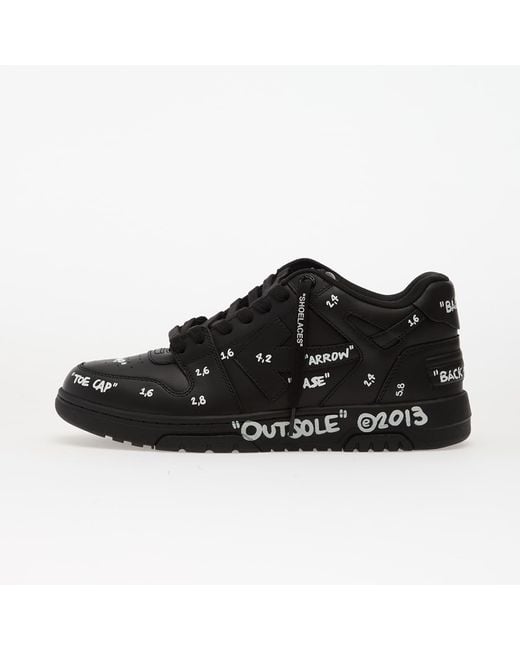 Off-White c/o Virgil Abloh Black Sneakers Out Of Office Graffiti for men