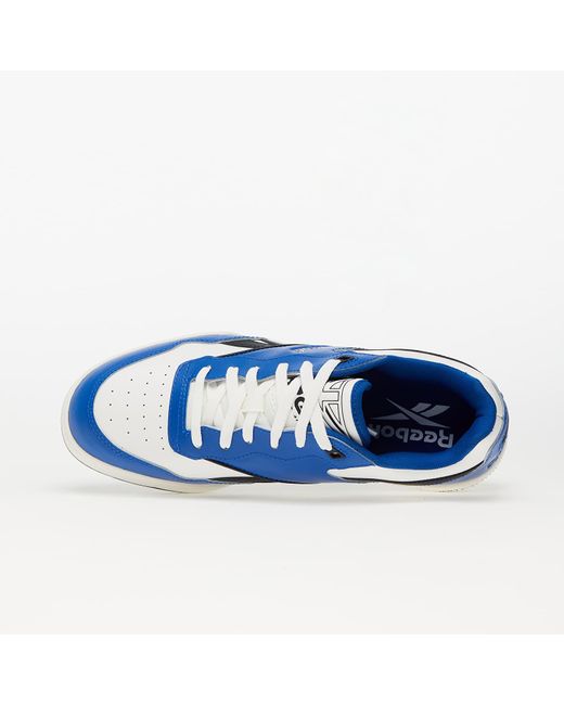 Reebok Blue Bb 4000 Ii Leather Sneakers